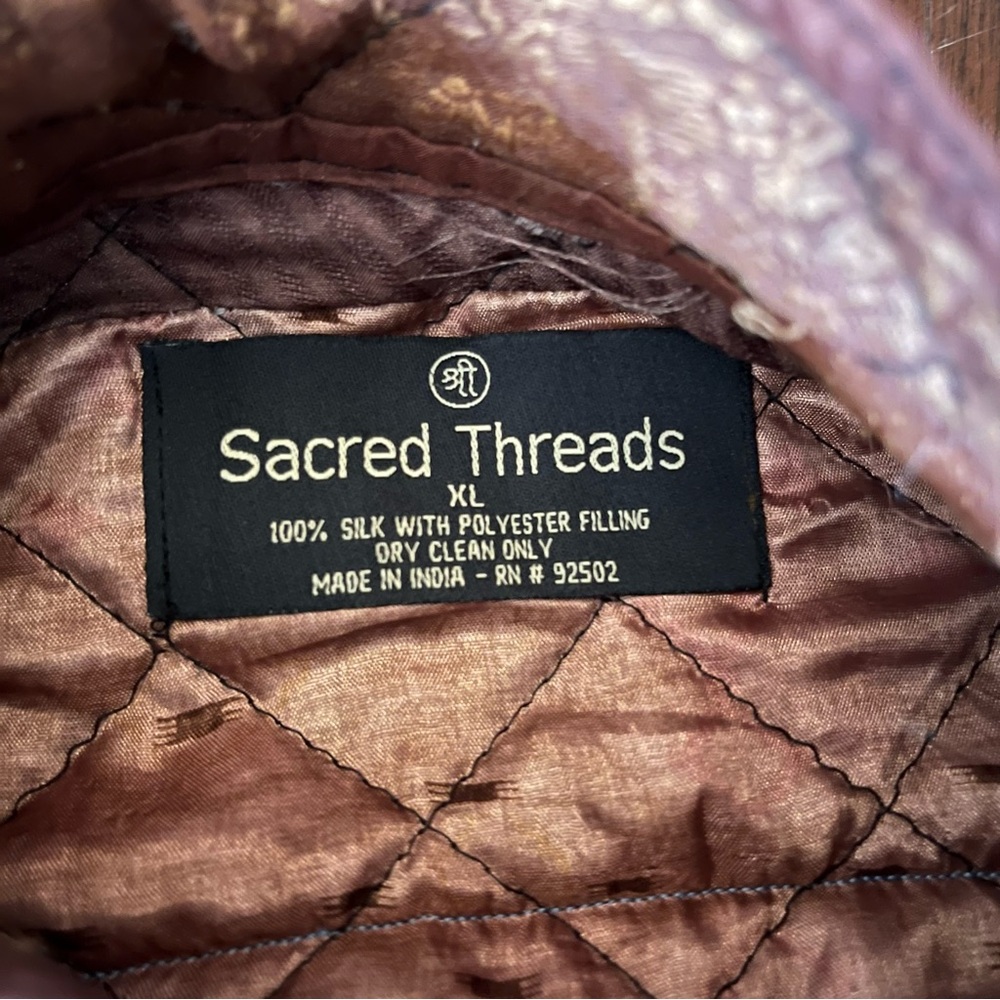 Phish llama TABOOT patchwork silk jacket ♻️⭕️🦙 sacred threads sphere shakedown - Picture 16 of 16